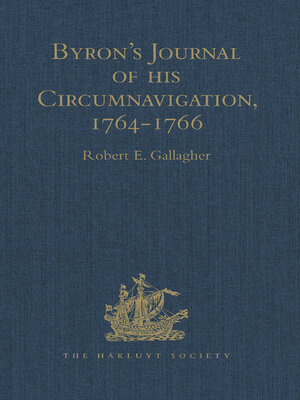 cover image of Byron's Journal of his Circumnavigation, 1764-1766